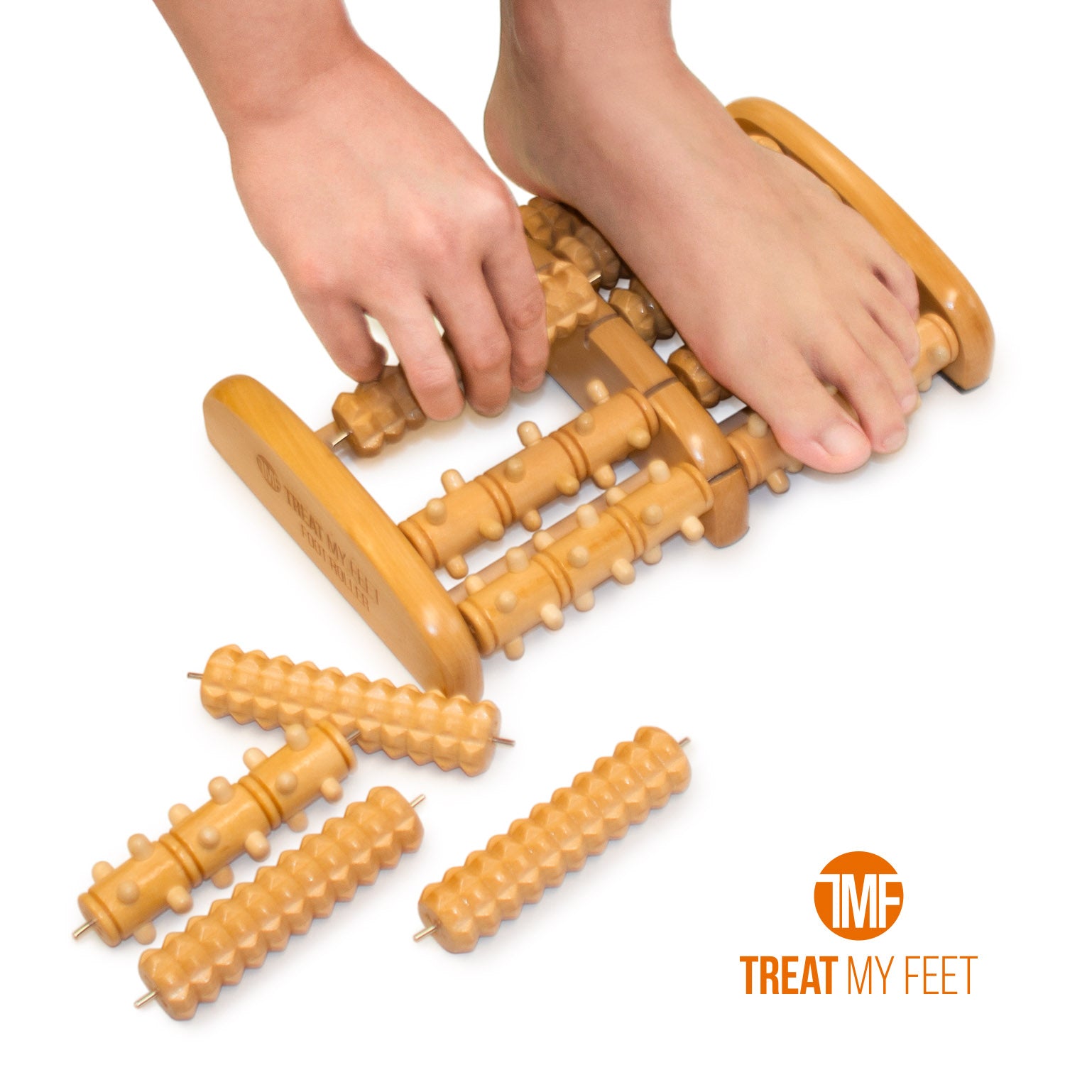 Customizable Foot Massager Roller for Heel Pain, Edema, Plantar Fasciitis, Sore Feet Relief