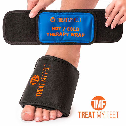 Hot / Cold Therapy Arch Wrap For Foot Pain, Strains, Sprains