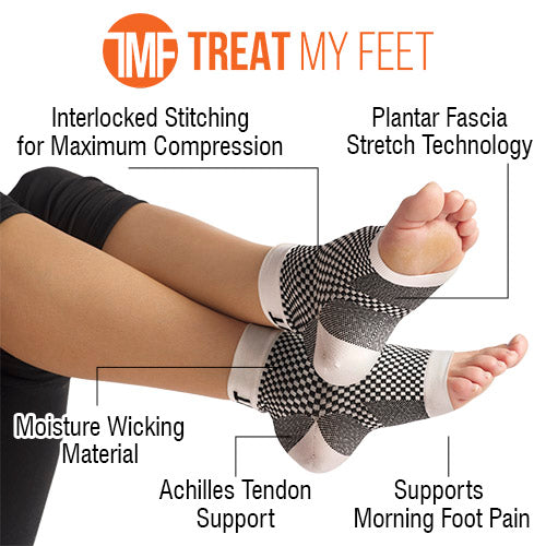 Plantar Fasciitis Compression Socks - Foot Pain, Swelling & Edema Relief